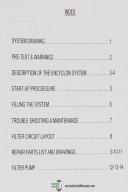 Encyclon-Encyclon Operations Maintenance Cyclonic Filtration System Manual-652-100-03